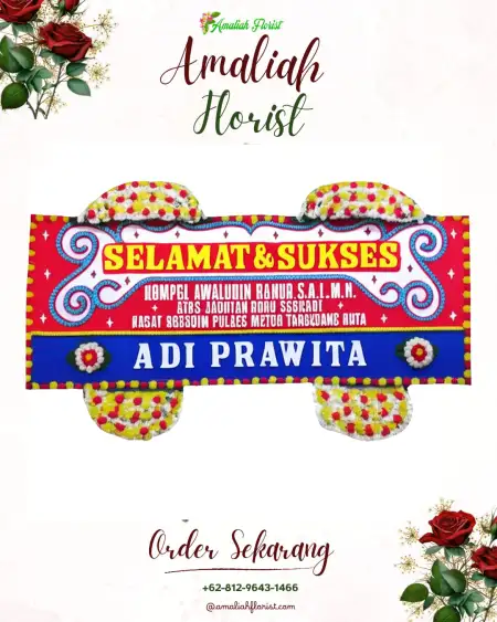 Papan Bunga Ucapan Selamat By The Sea Pik