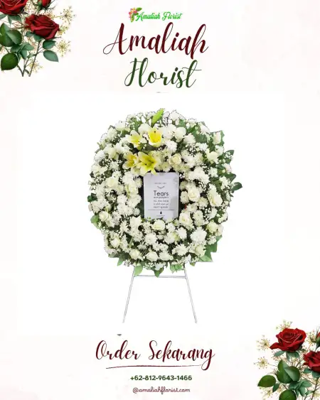 Krans Bunga Duka By The Sea Pik